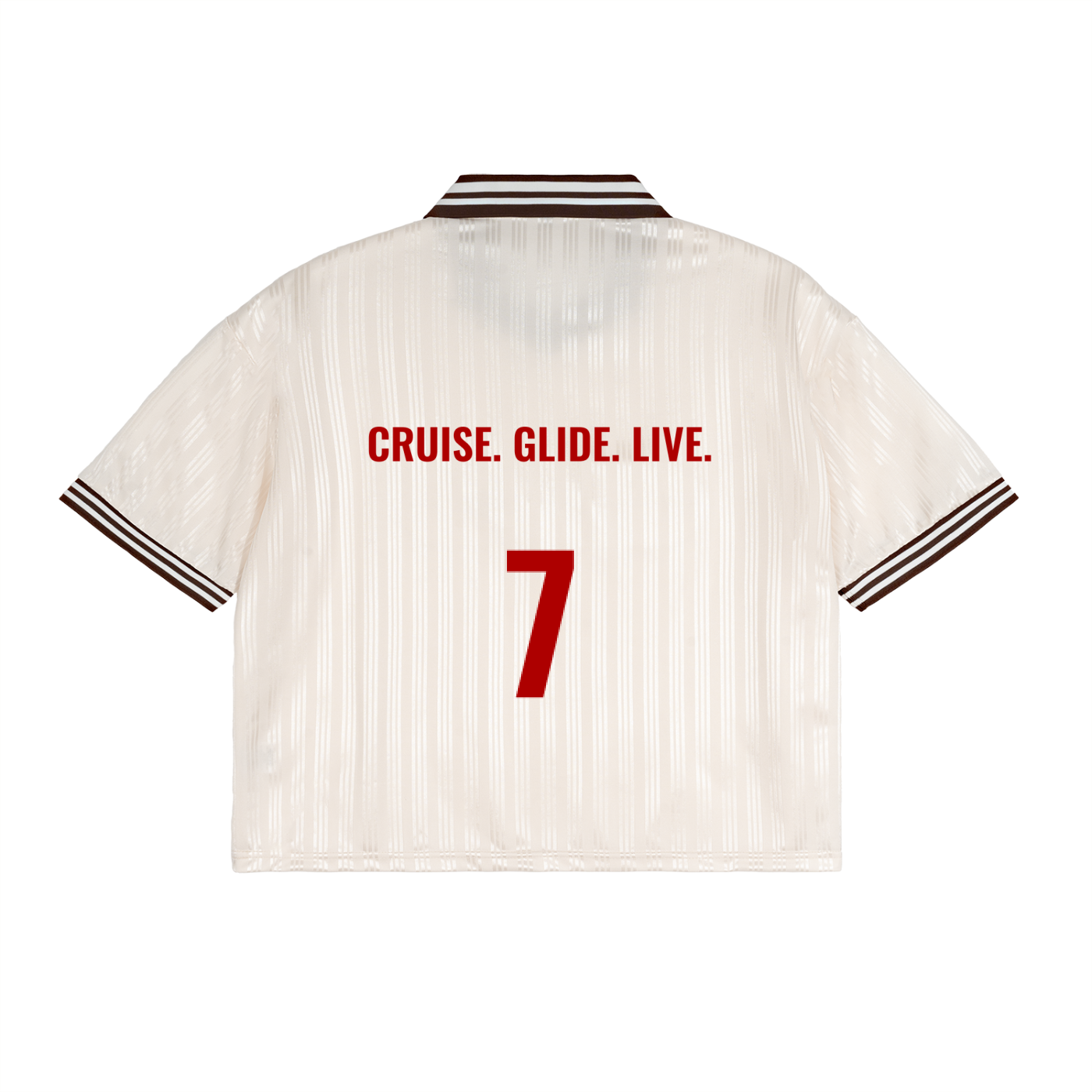 RIVTURO- Contrast Stripes Polo Collar T-Shirt