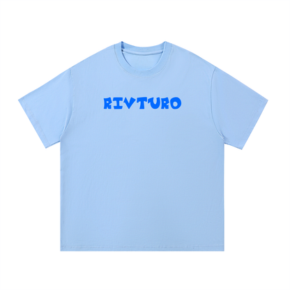 RIVTURO. EN. BLU- Essential Cotton T-Shirt