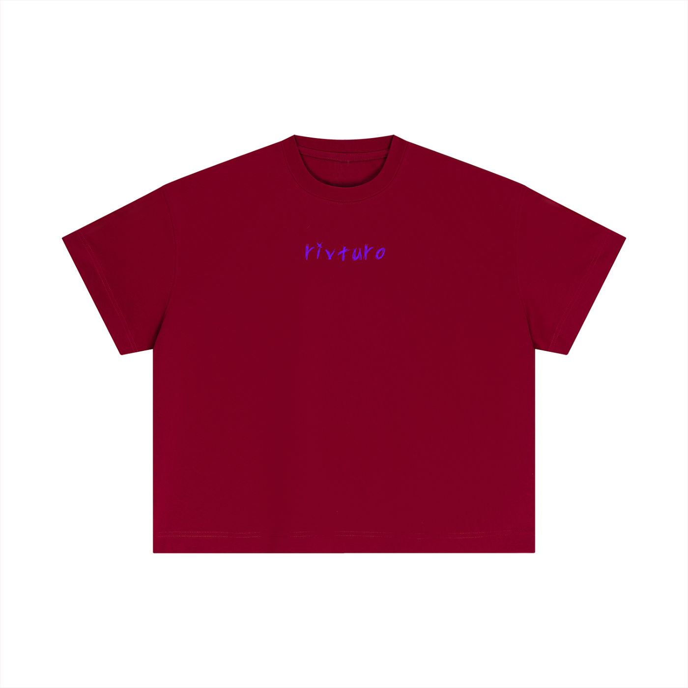 rivturo. Lower case? Essential Cotton Boxy T-Shirt