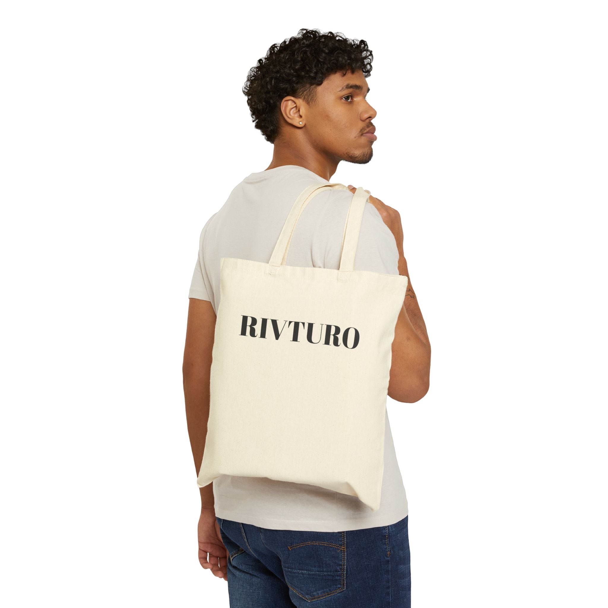 RIVTURO- Cotton Canvas Tote Bag