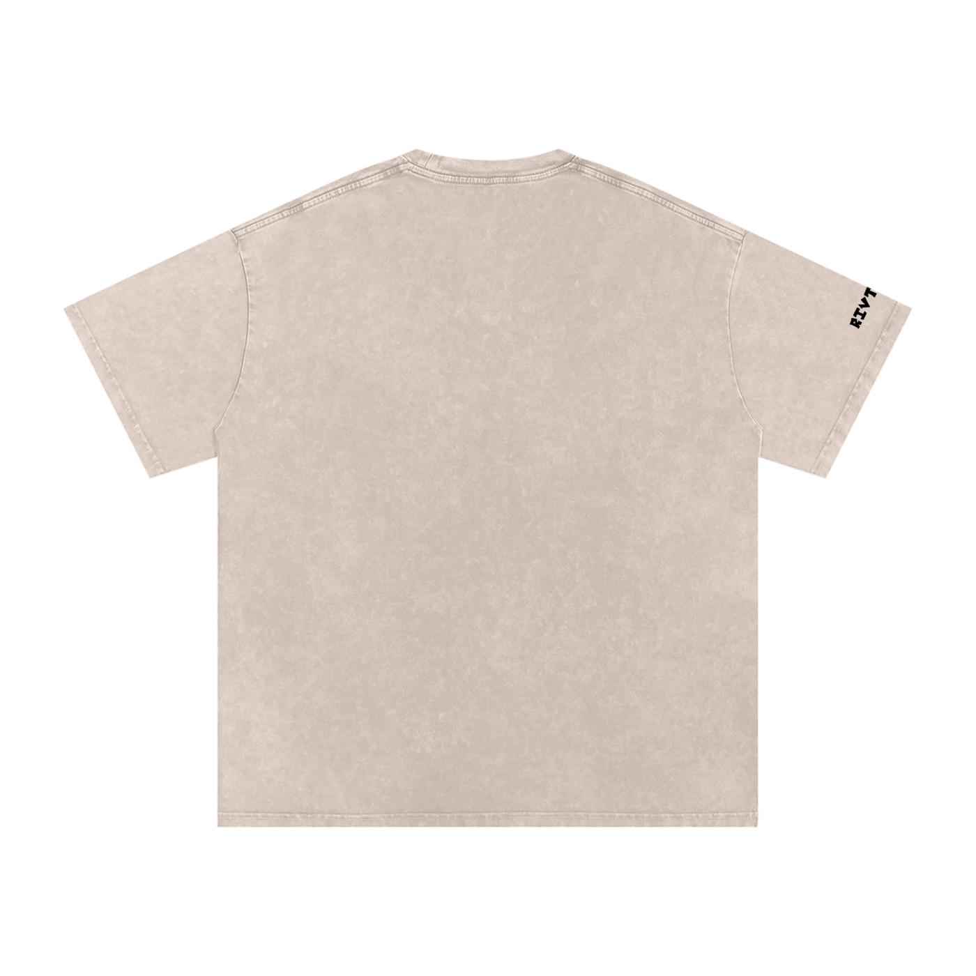 RIVTURO. NEW LOGO- Snow Washed Oversized Cotton T-Shirt