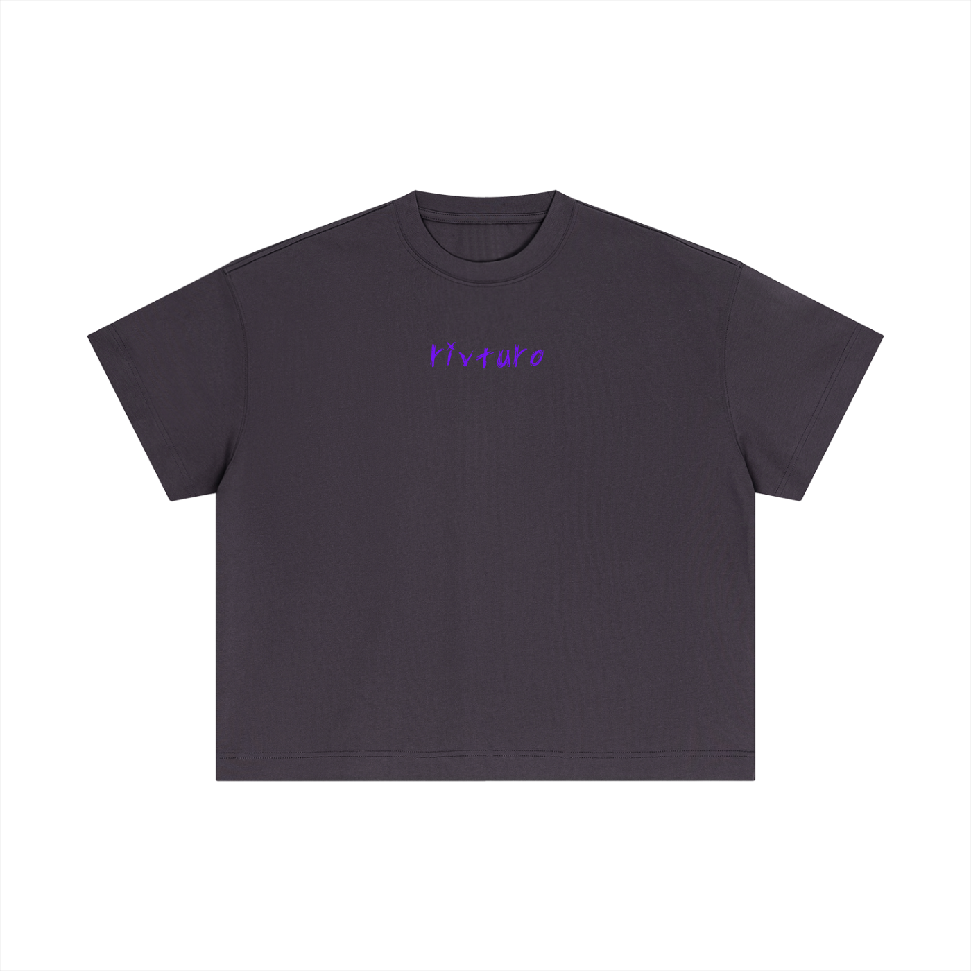 rivturo. Lower case? Essential Cotton Boxy T-Shirt