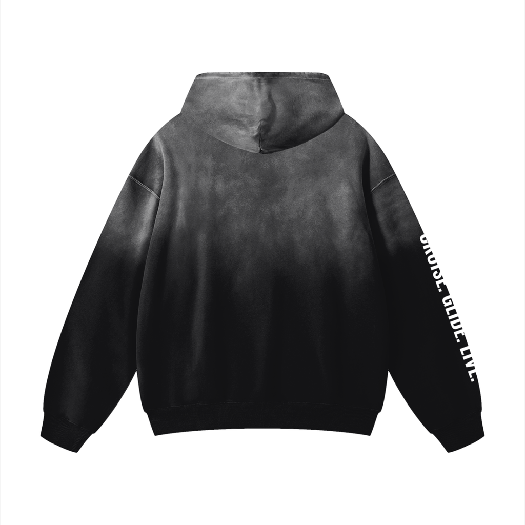 RIVTURO- Heavyweight Sunfade Oversized Hoodie