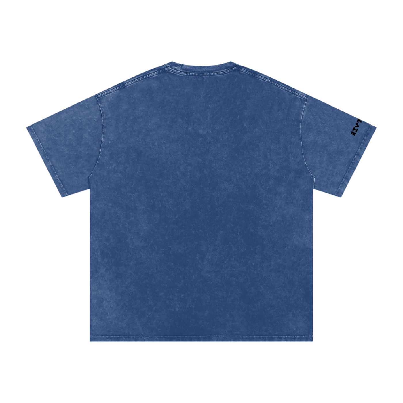 RIVTURO. NEW LOGO- Snow Washed Oversized Cotton T-Shirt