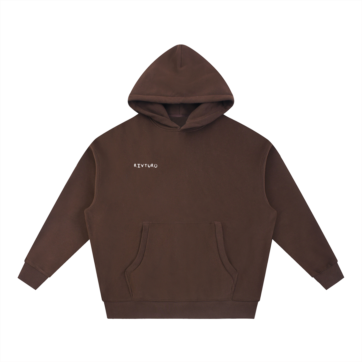RIVTURO. KEP. ET. SMPL. Essential Oversized Boxy Fit Fleece Hoodie