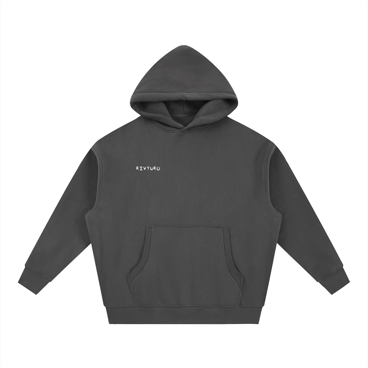RIVTURO. KEP. ET. SMPL. Essential Oversized Boxy Fit Fleece Hoodie