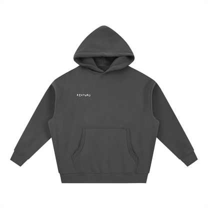 RIVTURO. KEP. ET. SMPL. Essential Oversized Boxy Fit Fleece Hoodie