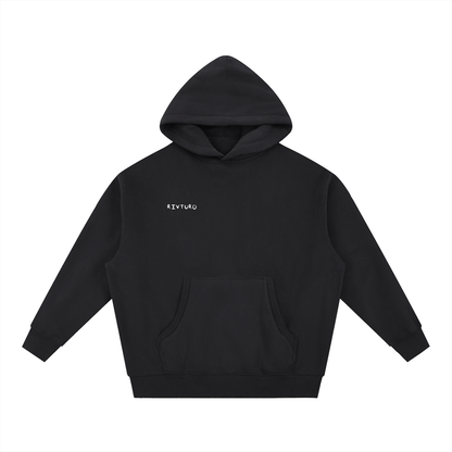 RIVTURO. KEP. ET. SMPL. Essential Oversized Boxy Fit Fleece Hoodie