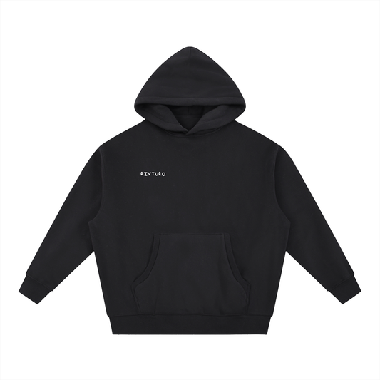 RIVTURO. KEP. ET. SMPL. Essential Oversized Boxy Fit Fleece Hoodie