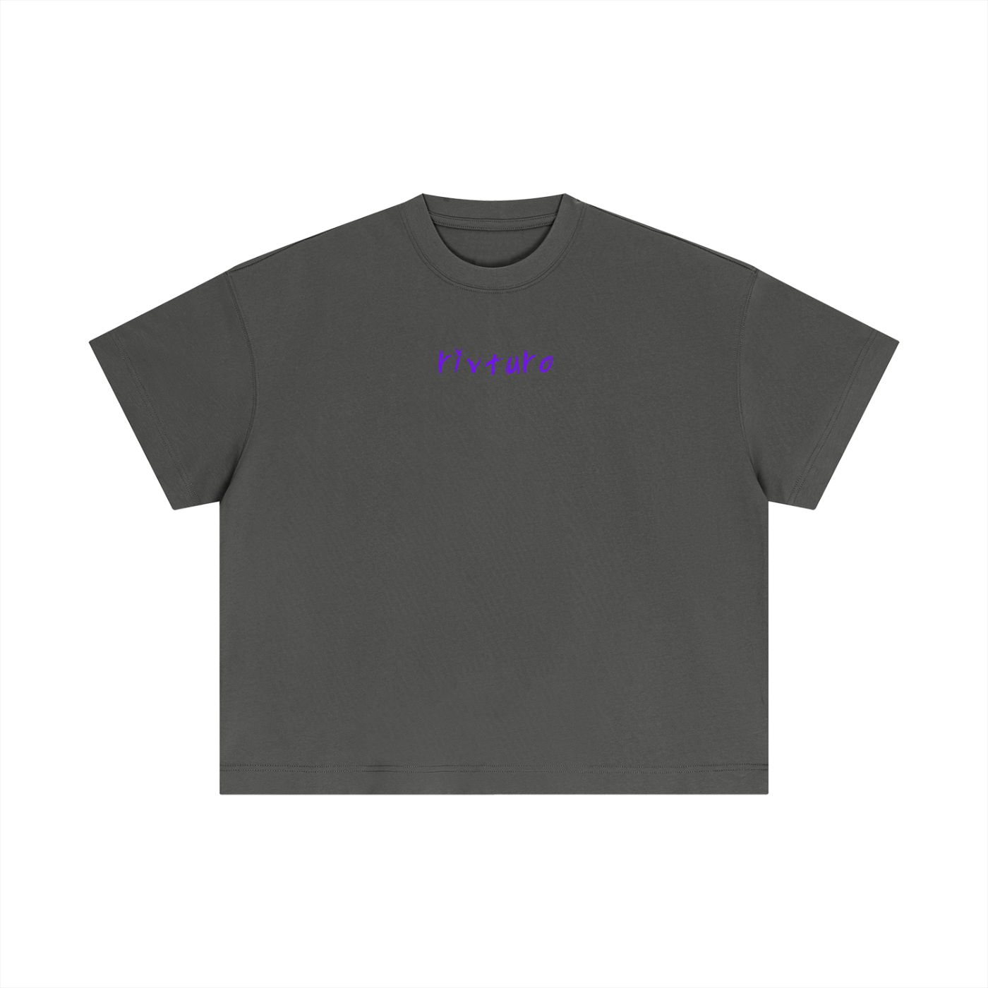 rivturo. Lower case? Essential Cotton Boxy T-Shirt