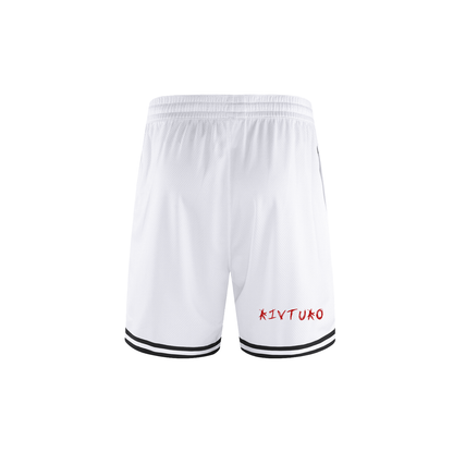 Classic Stripe Trim Basketball Shorts