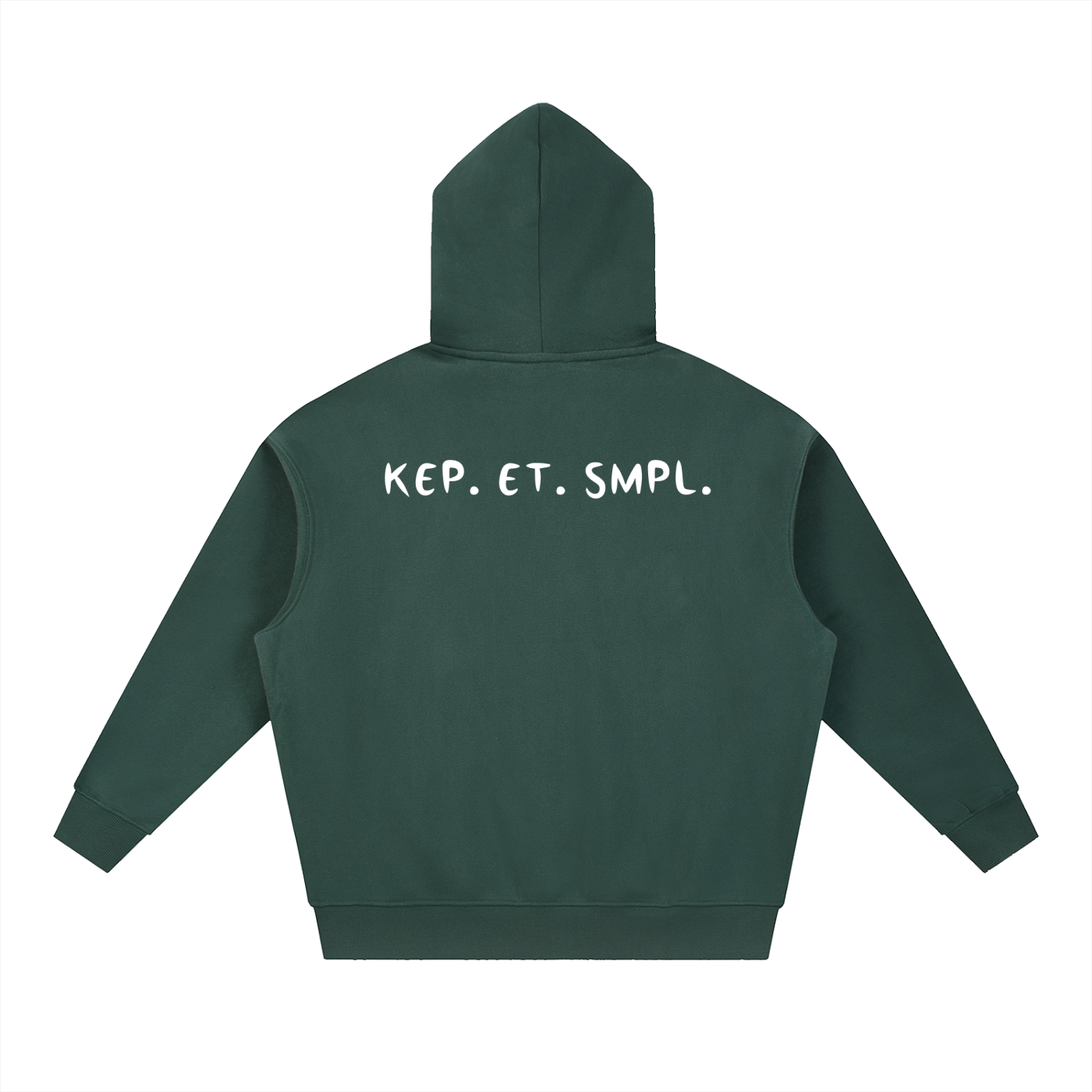 RIVTURO. KEP. ET. SMPL. Essential Oversized Boxy Fit Fleece Hoodie