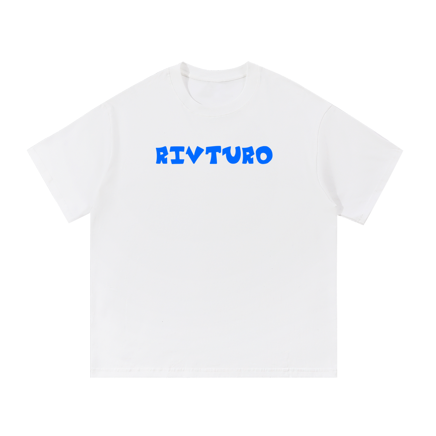 RIVTURO. EN. BLU- Essential Cotton T-Shirt