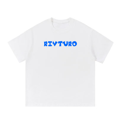 RIVTURO. EN. BLU- Essential Cotton T-Shirt