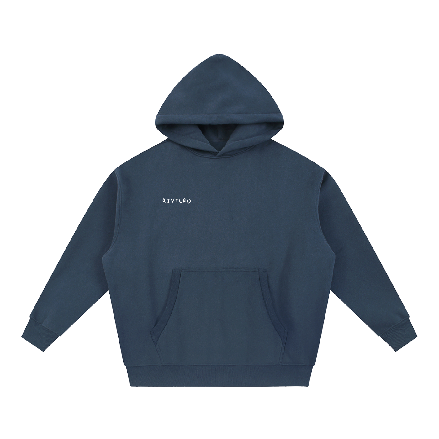 RIVTURO. KEP. ET. SMPL. Essential Oversized Boxy Fit Fleece Hoodie