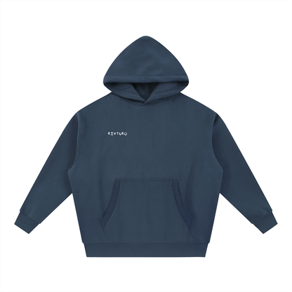 RIVTURO. KEP. ET. SMPL. Essential Oversized Boxy Fit Fleece Hoodie