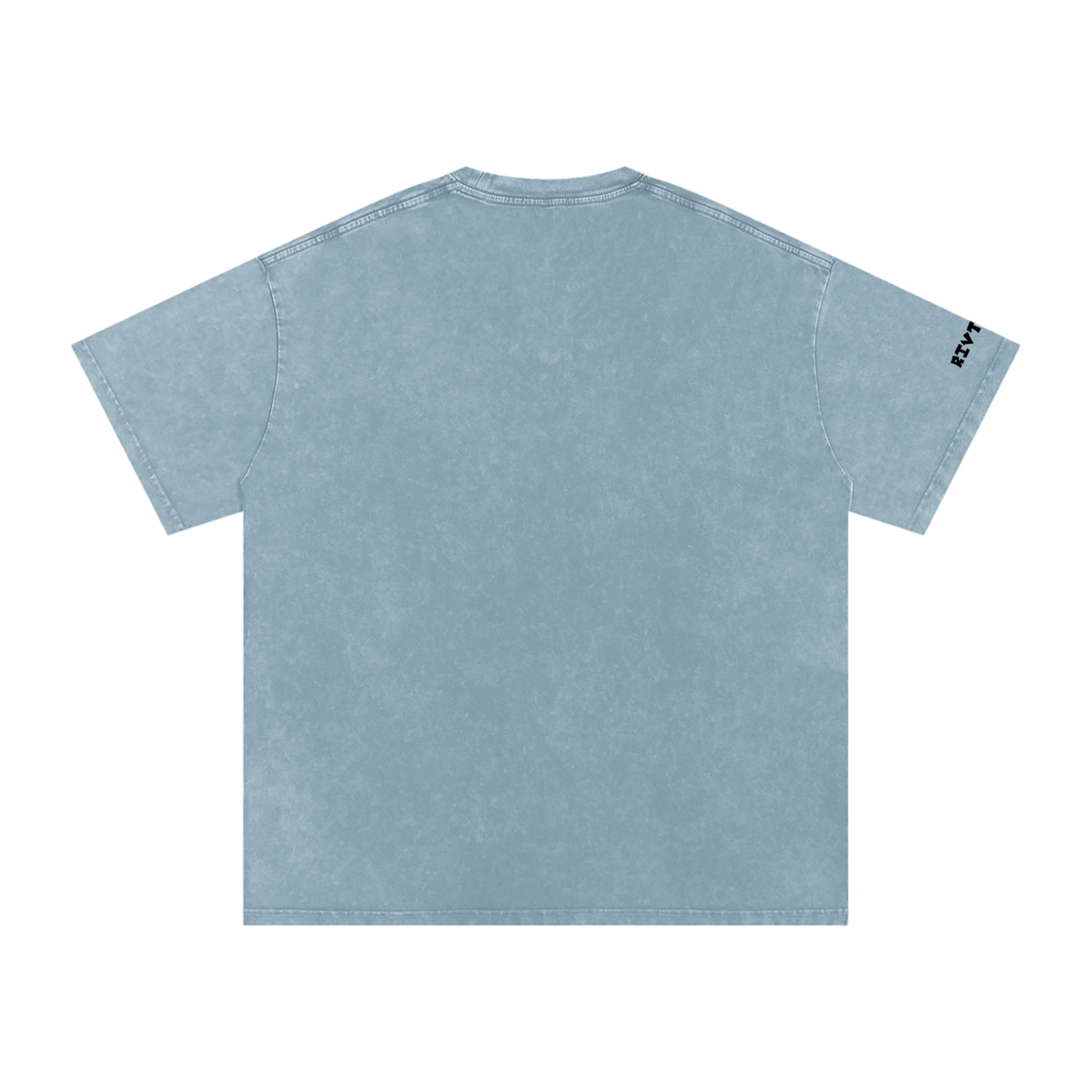 RIVTURO. NEW LOGO- Snow Washed Oversized Cotton T-Shirt