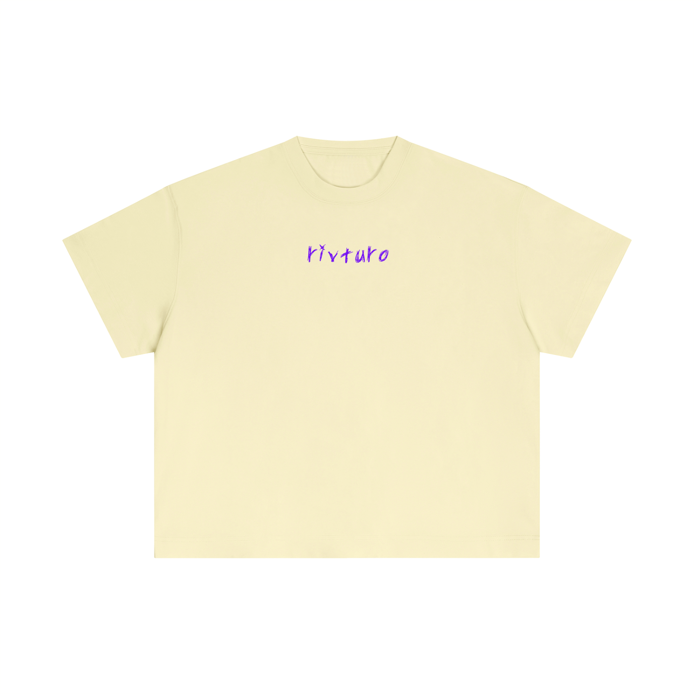 rivturo. Lower case? Essential Cotton Boxy T-Shirt