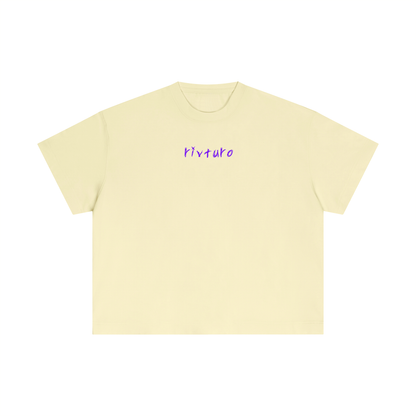 rivturo. Lower case? Essential Cotton Boxy T-Shirt