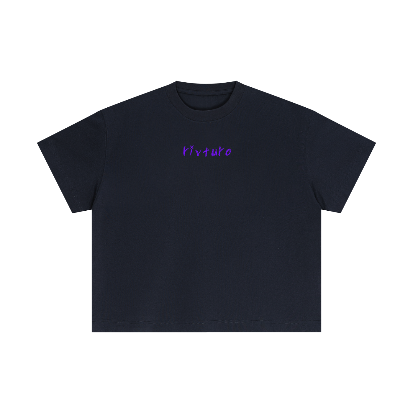 rivturo. Lower case? Essential Cotton Boxy T-Shirt