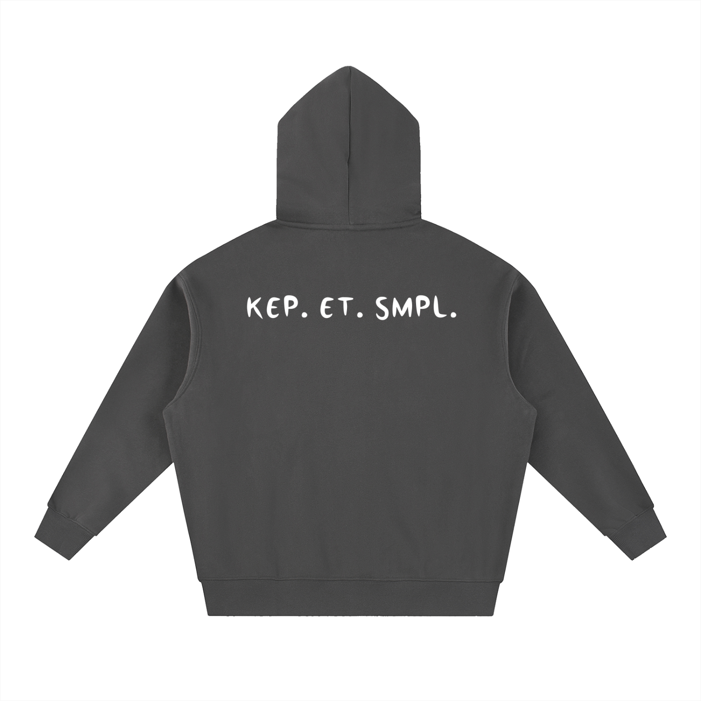 RIVTURO. KEP. ET. SMPL. Essential Oversized Boxy Fit Fleece Hoodie