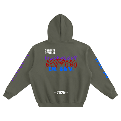 RIVTURO. EVERYTHING- Fleeced Boxy Hoodie