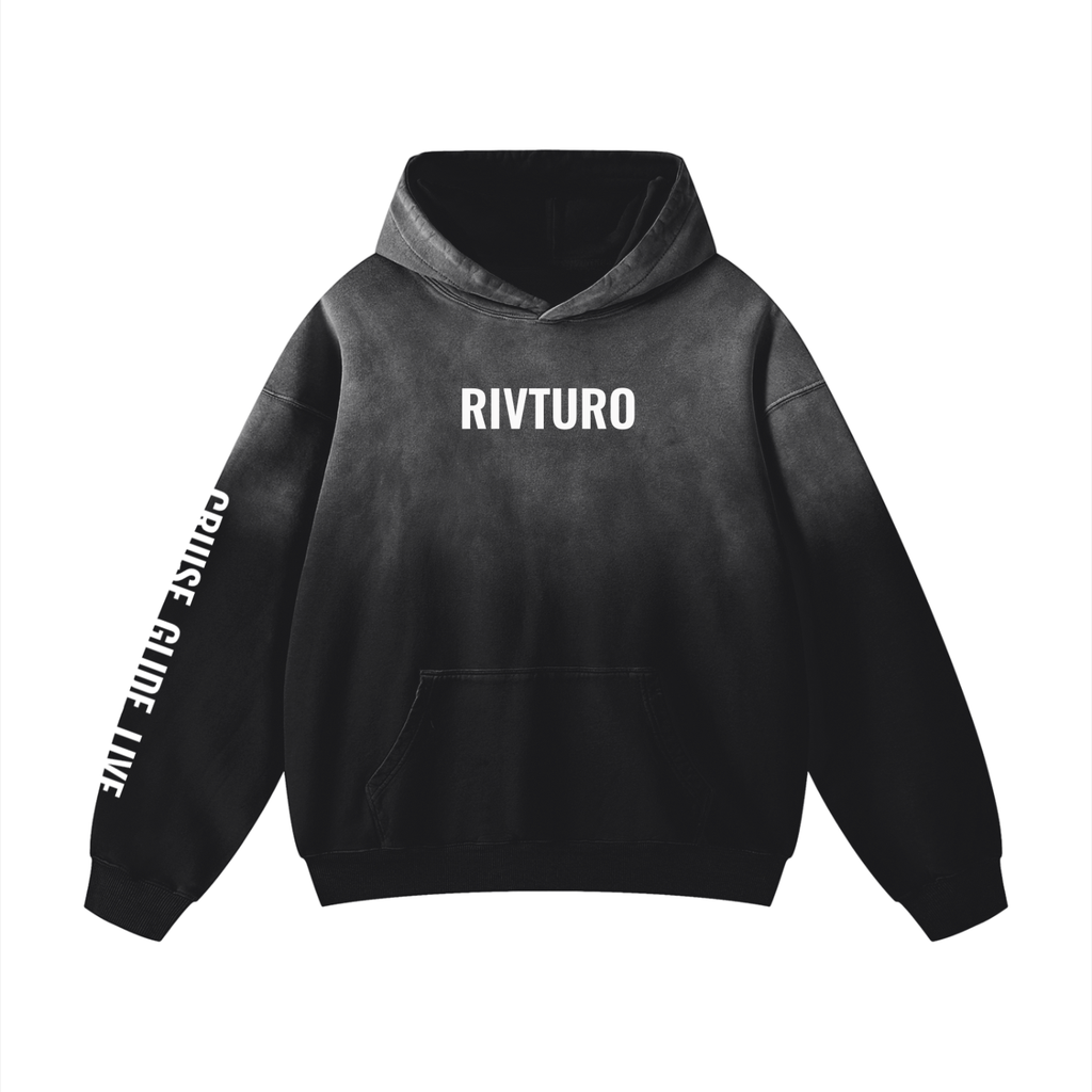 RIVTURO- Heavyweight Sunfade Oversized Hoodie