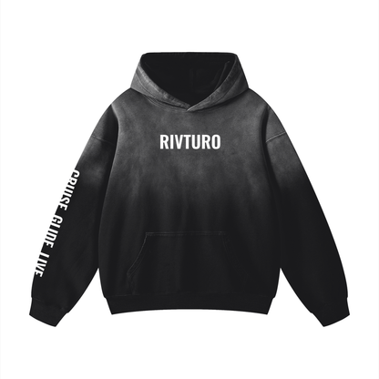 RIVTURO- Heavyweight Sunfade Oversized Hoodie