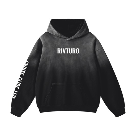 RIVTURO- Heavyweight Sunfade Oversized Hoodie