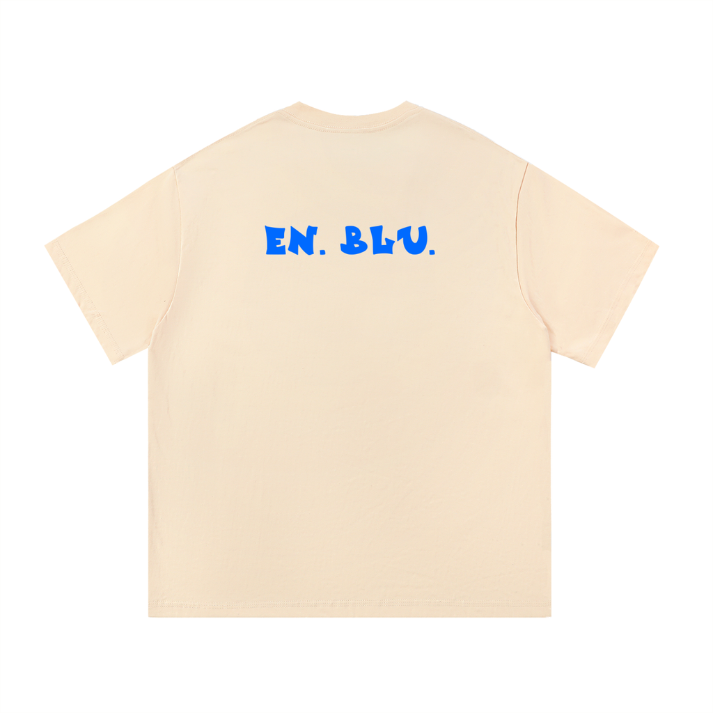 RIVTURO. EN. BLU- Essential Cotton T-Shirt