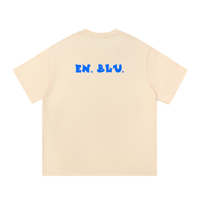 RIVTURO. EN. BLU- Essential Cotton T-Shirt