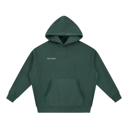 RIVTURO. KEP. ET. SMPL. Essential Oversized Boxy Fit Fleece Hoodie