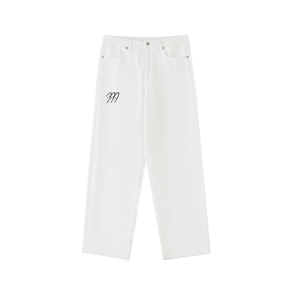 RIVTURO- Heavyweight Cotton Straight-Leg Pants