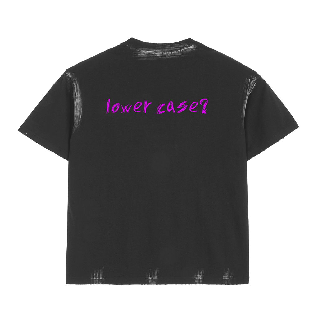 rivturo- lower case?- Hand Brushed Cotton T-Shirt
