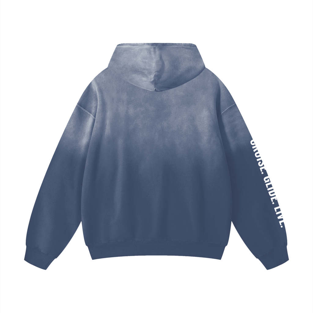 RIVTURO- Heavyweight Sunfade Oversized Hoodie