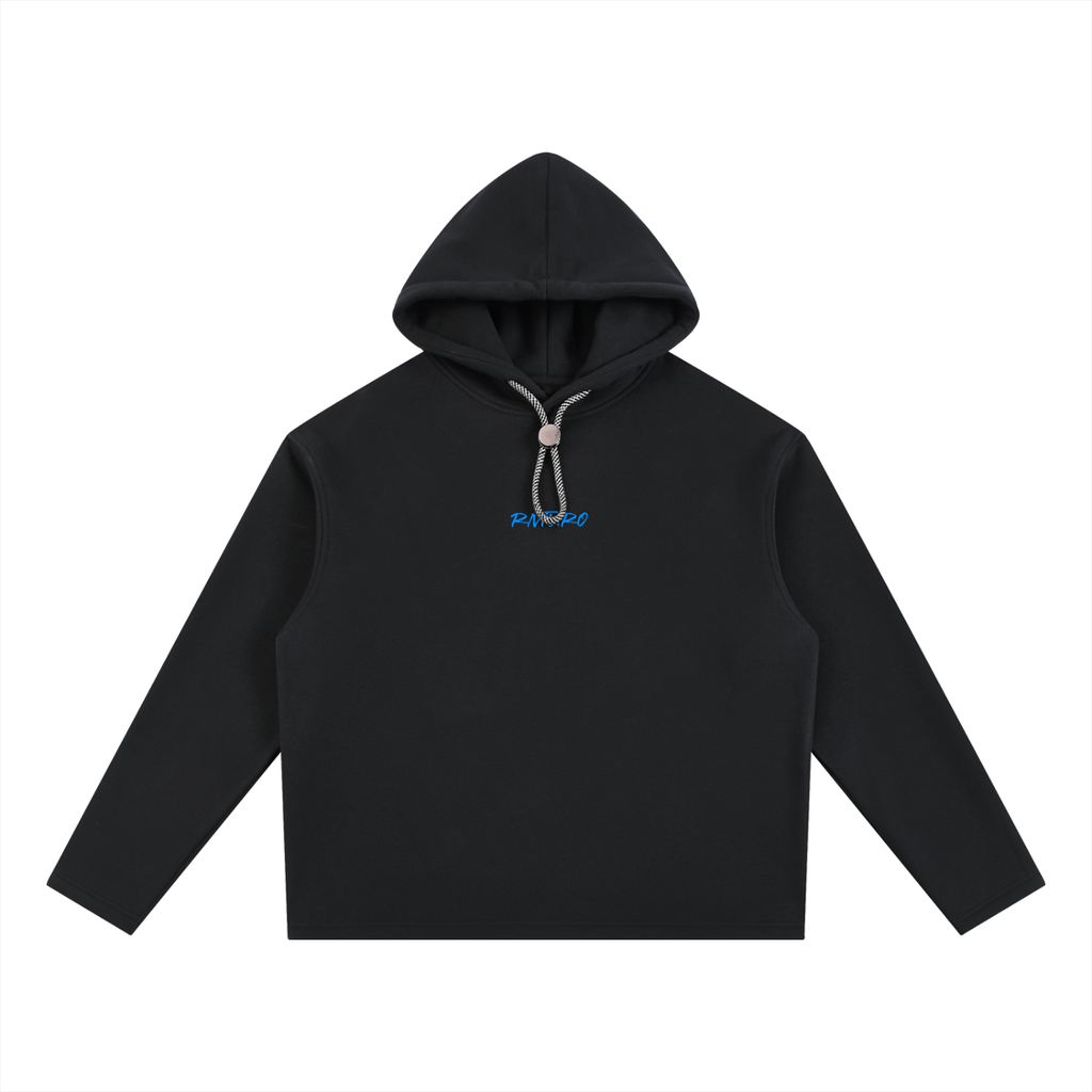 RIVTURO. EN. BLU- Oversized Fleece Hoodie