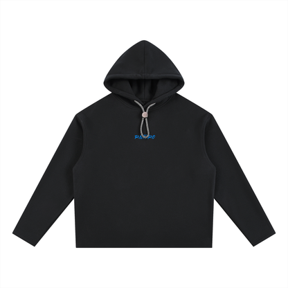 RIVTURO. EN. BLU- Oversized Fleece Hoodie