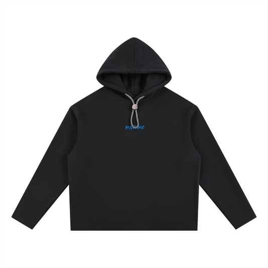 RIVTURO. EN. BLU- Oversized Fleece Hoodie