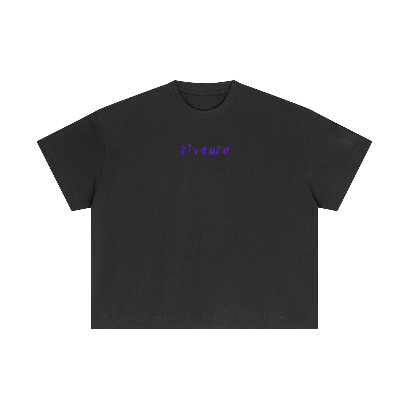 rivturo. Lower case? Essential Cotton Boxy T-Shirt
