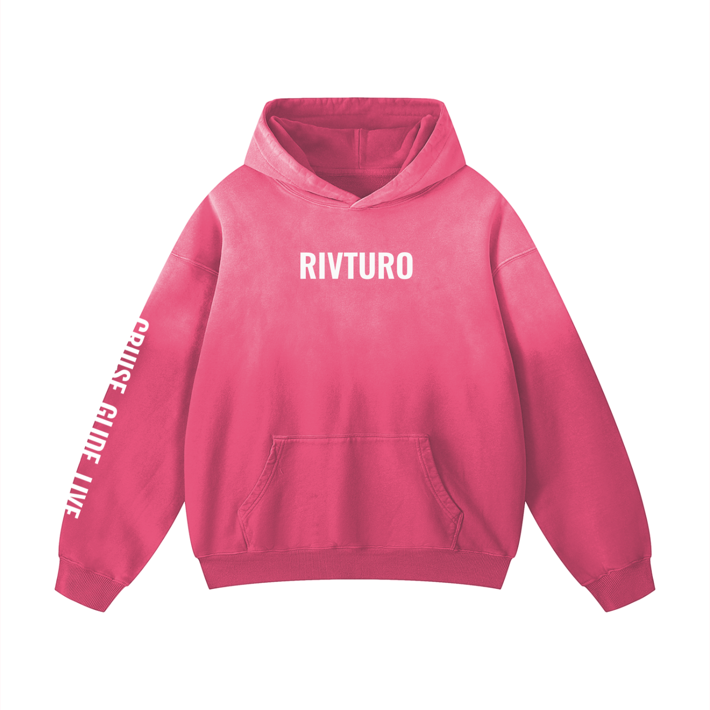 RIVTURO- Heavyweight Sunfade Oversized Hoodie