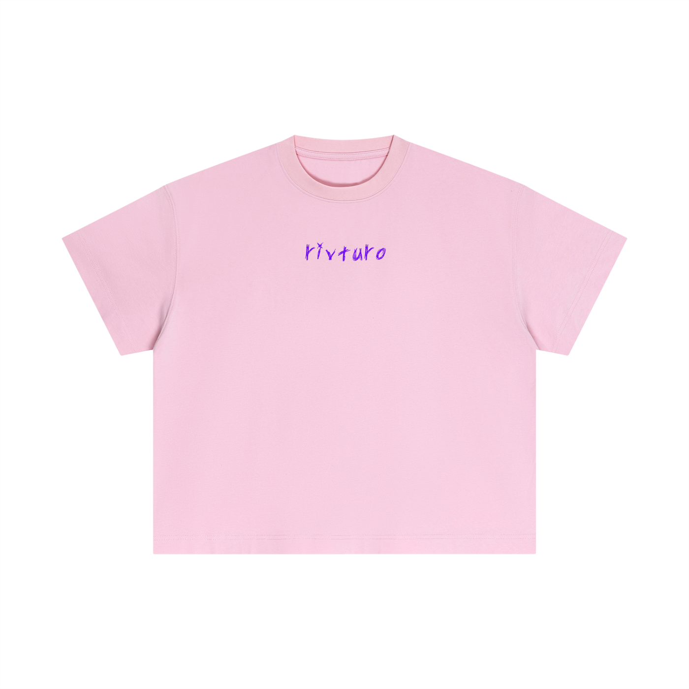 rivturo. Lower case? Essential Cotton Boxy T-Shirt