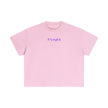 rivturo. Lower case? Essential Cotton Boxy T-Shirt