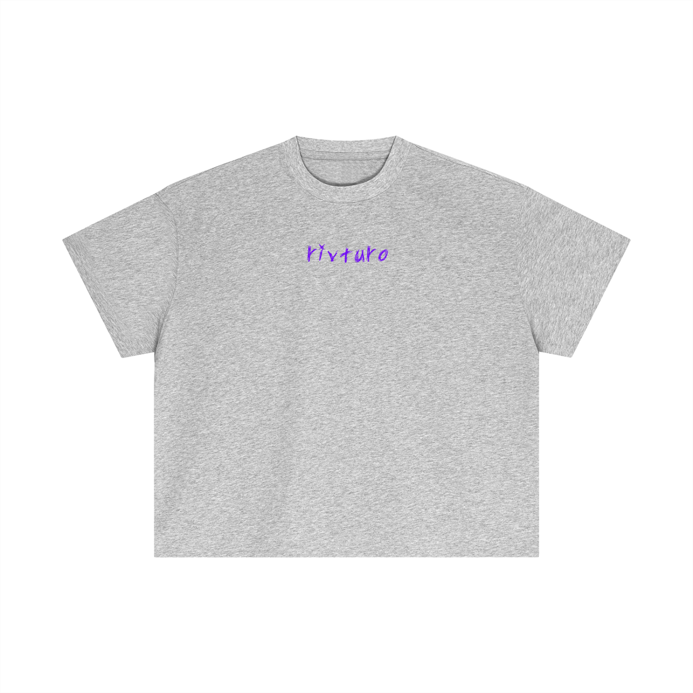 rivturo. Lower case? Essential Cotton Boxy T-Shirt
