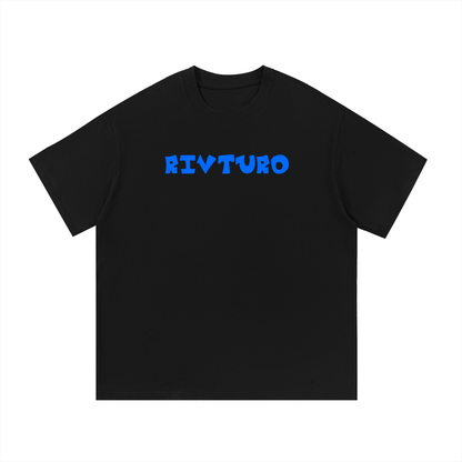 RIVTURO. EN. BLU- Essential Cotton T-Shirt