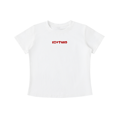 WOMENS. RIVTURO- Vintage Wash Slim Fit T-shirt