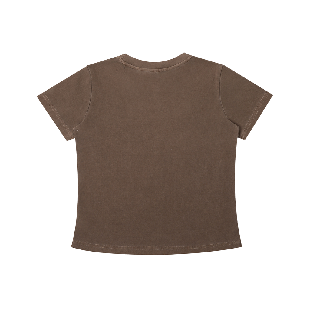 WOMENS. RIVTURO- Vintage Wash Slim Fit T-shirt