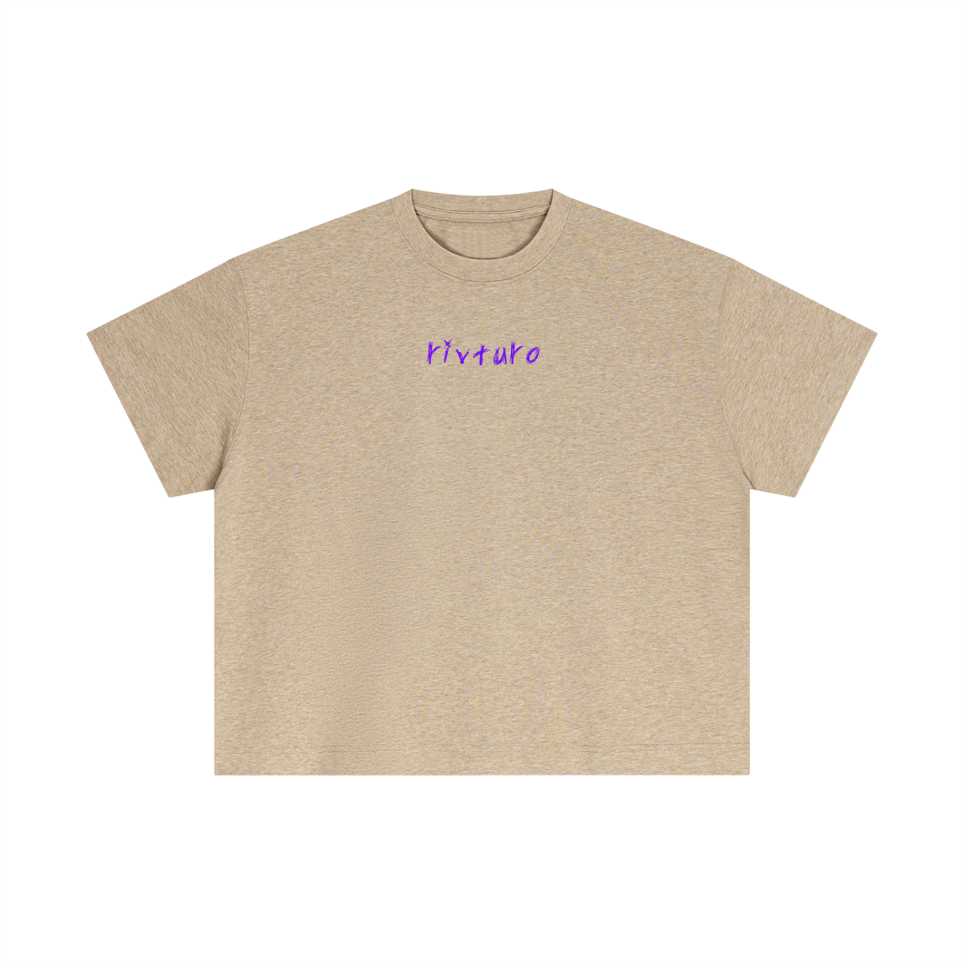rivturo. Lower case? Essential Cotton Boxy T-Shirt