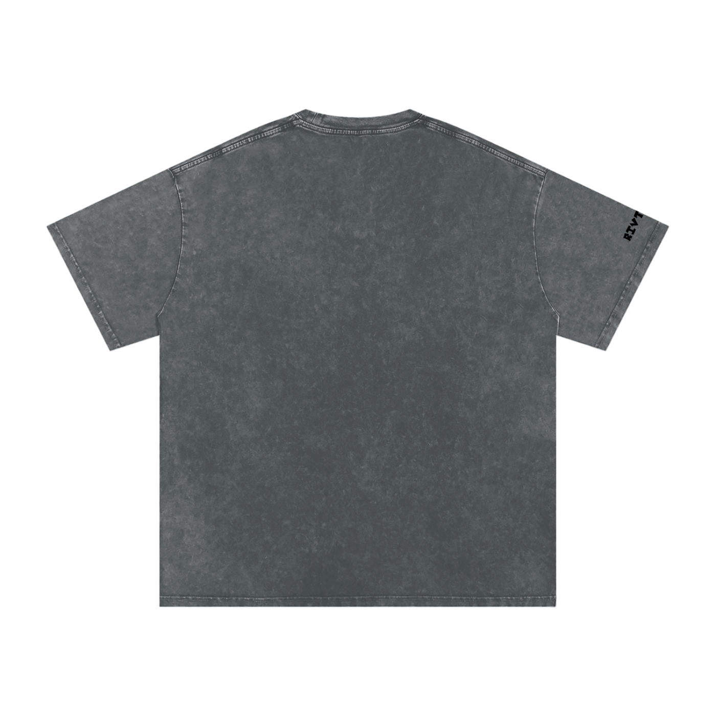 RIVTURO. NEW LOGO- Snow Washed Oversized Cotton T-Shirt