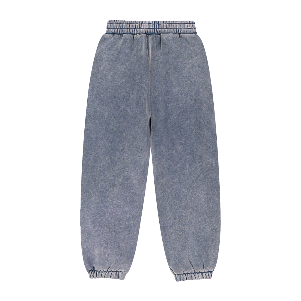 RIVTURO. EN. BLU- Fleeced Jogger Sweatpants