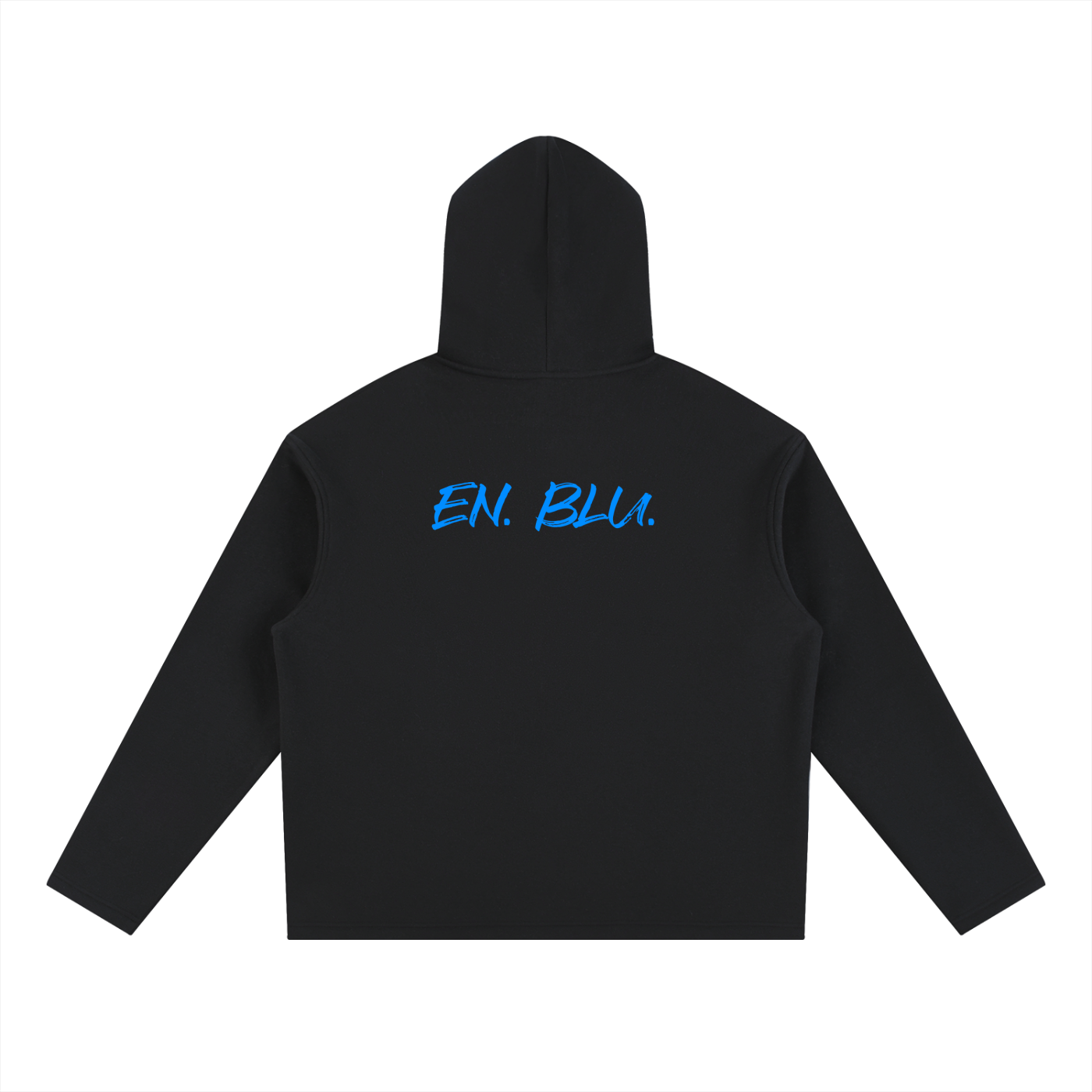 RIVTURO. EN. BLU- Oversized Fleece Hoodie